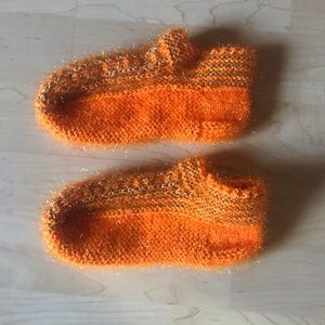 Handmade fuzzy socks
